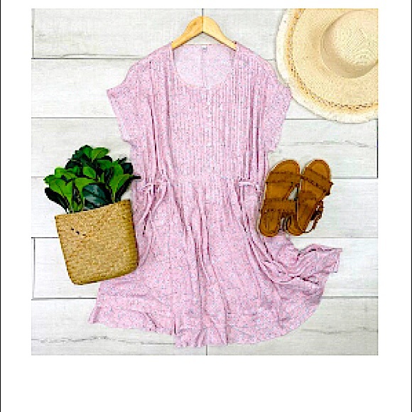 Dresses & Skirts - NWOT Dress Ditsy Floral Babydoll Dress Button AccentsTie Waist Flowy